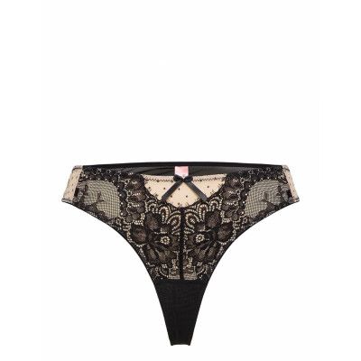 Senara String R Stringtrosa Underkläder Svart Hunkemöller