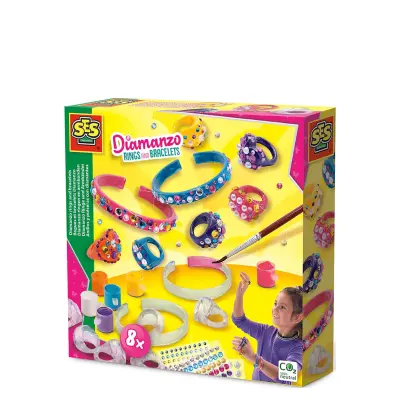 SES Creative Diamanzo Rings And Bracelets Multi/patterned