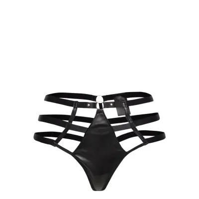 Shadow Tanga H *Villkorat Erbjudande Stringtrosa Underkläder Svart Hunkemöller