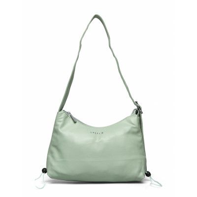 Shoulder Bag Ulrikke String Axelväska Väska Grön Silfen