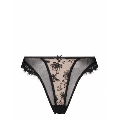 Sia Hl String R Stringtrosa Underkläder Svart Hunkemöller