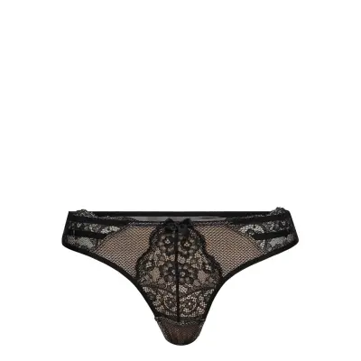 Sierra String Stringtrosa Underkläder Svart Hunkemöller