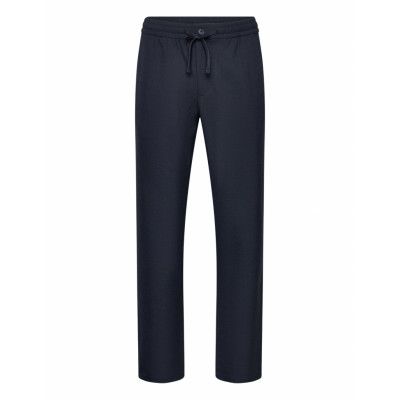 Selected Slh196-Straight Robert String Pant Noos Blå