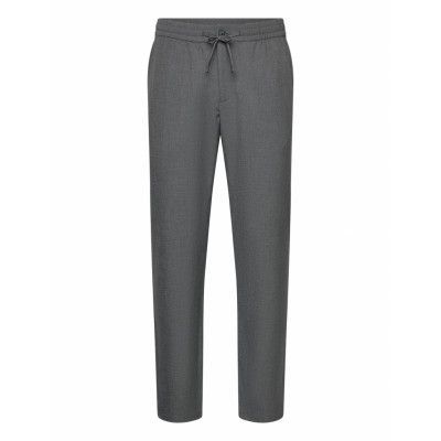 Selected Slh196-Straight Robert String Pant Noos Grå