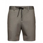 Slhpete Flex String Shorts G Camp Shorts Casual Grå Selected Homme