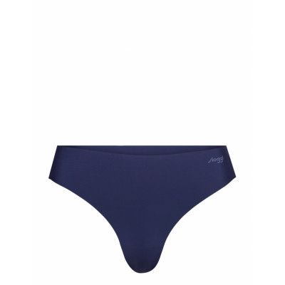 Sloggi Zero Feel String Ex *Villkorat Erbjudande Stringtrosa Underkläder Marinblå Sloggi