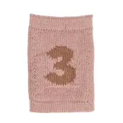 Smallstuff Knitted Flag, 3, Rose - Pink - ONE SIZE