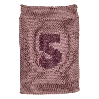 Smallstuff Knitted Flag, 5, Rose - Pink - ONE SIZE