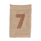 Smallstuff Knitted Flag, 7, Rose - Beige - ONE SIZE