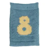 Smallstuff Knitted Flag, 8, Blue - Blue - ONE SIZE