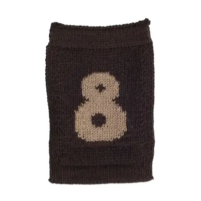 Smallstuff Knitted Flag, 8, Nature - Brown - ONE SIZE