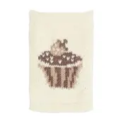 Smallstuff Knitted Flag, Birthsday Cake, Nature - Cream - ONE SIZE