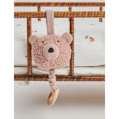 Smallstuff Music Mobile, Wool Bouclé, Rose - Pink - ONE SIZE