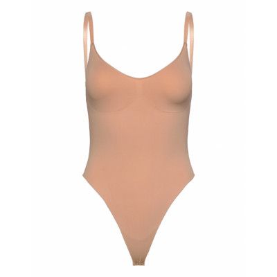 Hunkemöller Smls Hl String Body Beige