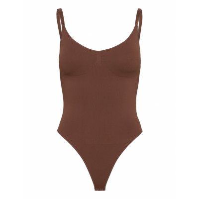 Hunkemöller Smls Hl String Body Brun