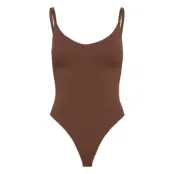 Smls Hl String Body Bodies Slip Brun Hunkemöller