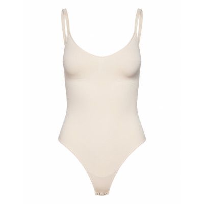 Smls Hl String Body Tops T-shirts & Tops Bodies Vit Hunkemöller