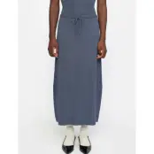 Soft Rebels Srepira Midi Skirt Knit - Blue - L