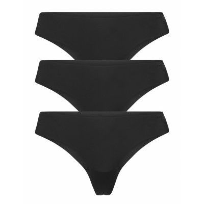 String Selena Solid Sport Panties Thong Svart Björn Borg