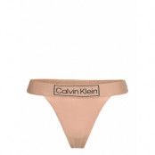 String Thong Stringtrosa Underkläder Beige Calvin Klein