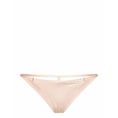 String Thong Stringtrosa Underkläder Beige Calvin Klein