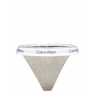String Thong Stringtrosa Underkläder Grå Calvin Klein