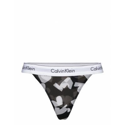 String Thong Stringtrosa Underkläder Svart Calvin Klein