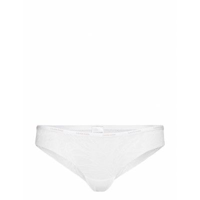 String Thong Stringtrosa Underkläder Vit Calvin Klein
