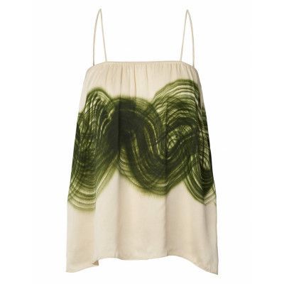 Rabens Sal R Swirl String Elastic Cami - Magny Kräm