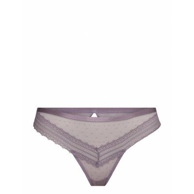 Tempting Tulle String Stringtrosa Underkläder Lila Triumph