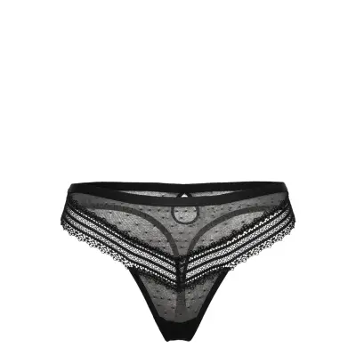 Tempting Tulle String Stringtrosa Underkläder Svart Triumph