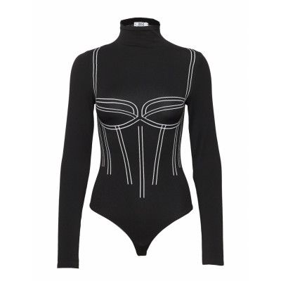 Theresa String Body T-shirts & Tops Bodies Svart Wolford