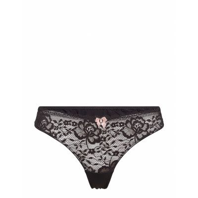 Theresa String Stringtrosa Underkläder Svart Hunkemöller