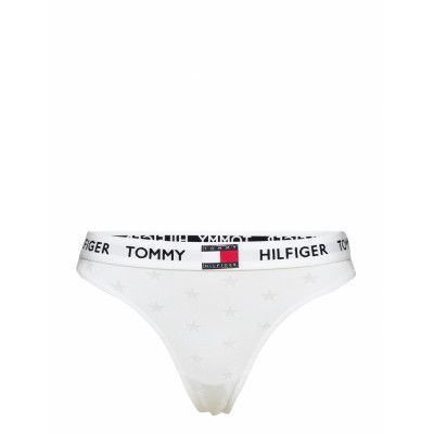 Thong Burnout Stringtrosa Underkläder Vit Tommy Hilfiger