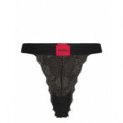 HUGO Thong Lace Svart