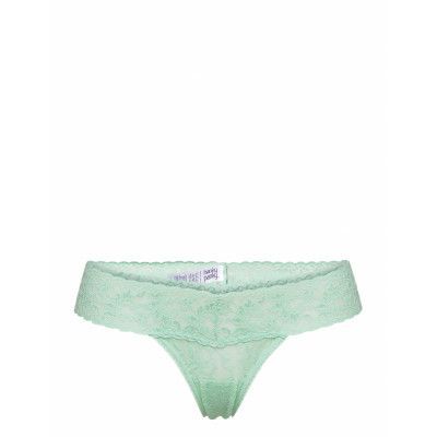 Hanky Panky Signature Lace, Low Rise Thong Stringtrosa Underkläder Blå Hanky Panky