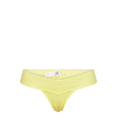 Hanky Panky Signature Lace, Low Rise Thong Stringtrosa Underkläder Gul Hanky Panky