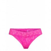 Thong Org. Flat Signature Lace Stringtrosa Underkläder Rosa Hanky Panky