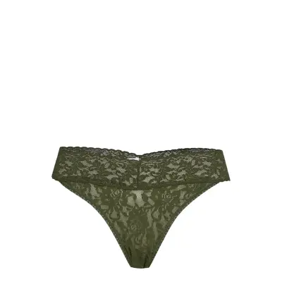 Thong Original Signature Lace Stringtrosa Underkläder Grön Hanky Panky