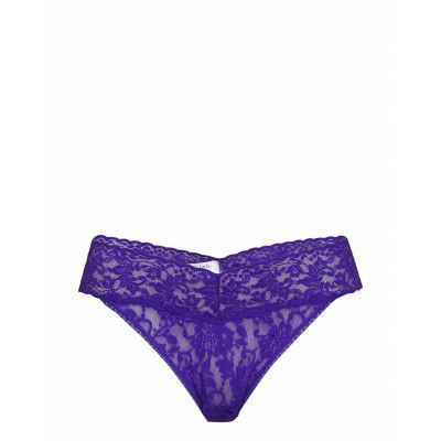 Thong Original Signature Lace Stringtrosa Underkläder Lila Hanky Panky