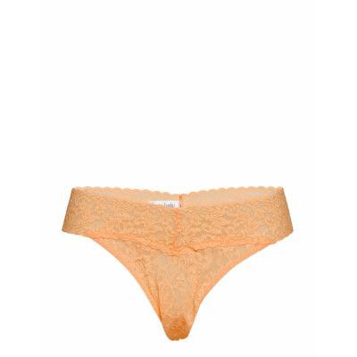 Thong Original Signature Lace Stringtrosa Underkläder Orange Hanky Panky