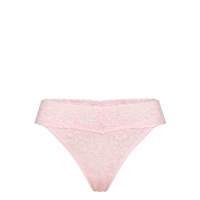 Thong Original Signature Lace Stringtrosa Underkläder Rosa Hanky Panky