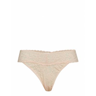Thong Original Signature Lace Stringtrosa Underkläder Rosa Hanky Panky
