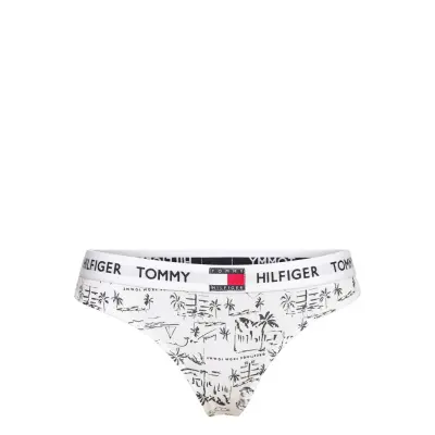 Thong Print Stringtrosa Underkläder Multi/mönstrad Tommy Hilfiger