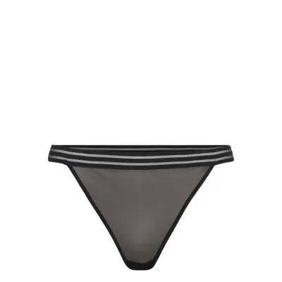 Thong Sheer Stringtrosa Underkläder Svart HUGO