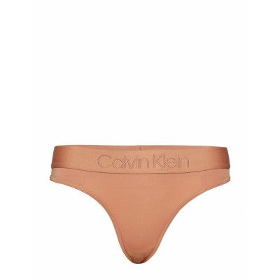 Thong Stringtrosa Underkläder Beige Calvin Klein