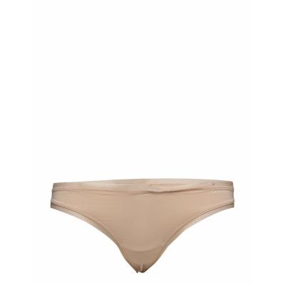 Thong Stringtrosa Underkläder Beige Calvin Klein