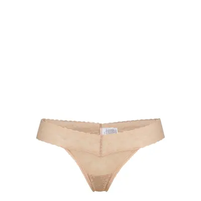 Thong Stringtrosa Underkläder Beige Calvin Klein