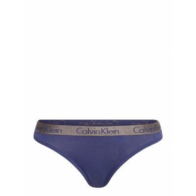 Thong *Villkorat Erbjudande Stringtrosa Underkläder Blå Calvin Klein
