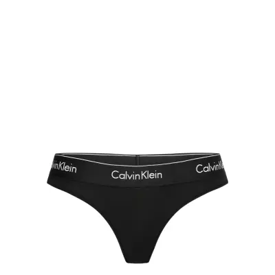 Calvin Klein Thong Svart